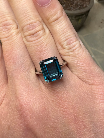 London Blue Topaz Ring