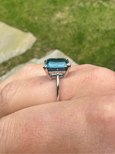 London Blue Topaz Ring
