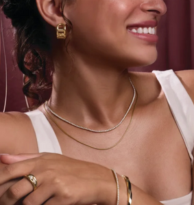 Classic Diamond Tennis Necklace