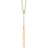 Diamond Bezel Bar Y-Drop Necklace