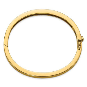 Solid Flat Hinged Bangle