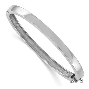 Solid Flat Hinged Bangle