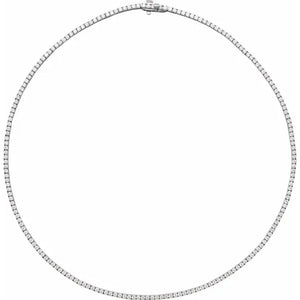 Classic Diamond Tennis Necklace
