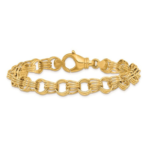 Classic Gold Charm Bracelet