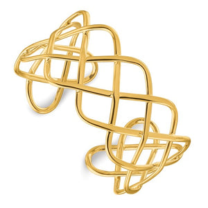 Woven Gold Cuff