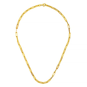 Gold Paperclip Necklace