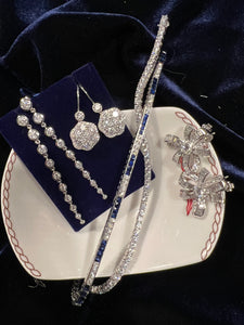 Sapphire and Diamond Bracelet