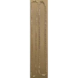 Gold Paperclip Necklace