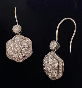 Diamond Swing Earrings